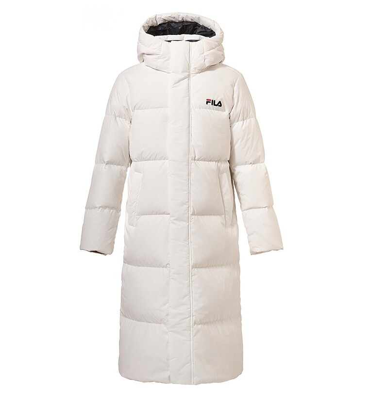 fila long down jacket